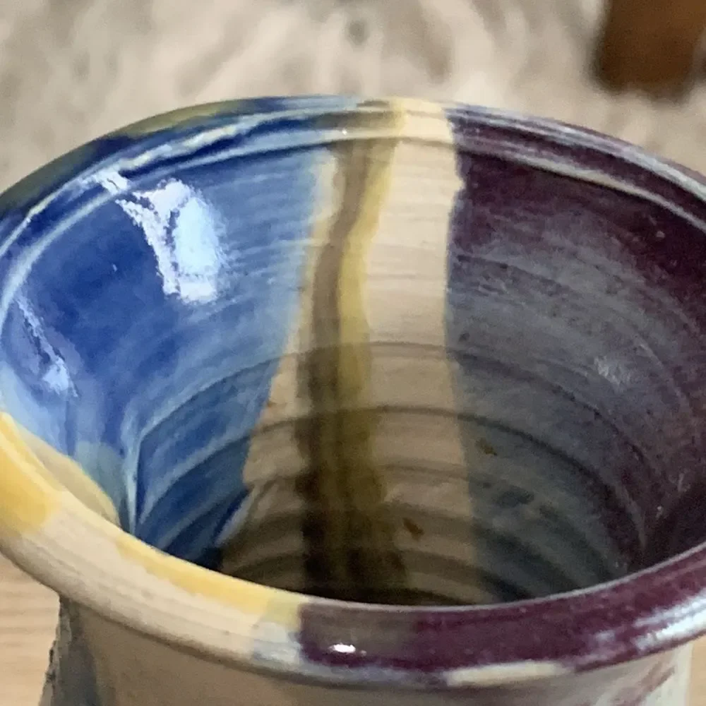 Handmade Small Studio Art Pottery Vase‎